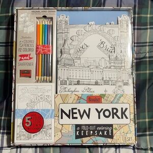 New London adult coloring set